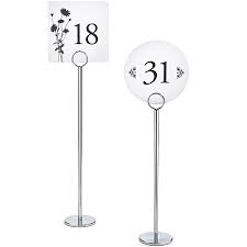 Table Numbers &  Stands
