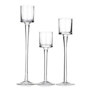 3 Level Tall Stem Floating Candle Holders