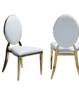 Gold Oval Elegance Chair/ Washington Dining Chair- Finer Detailz Luxury Collection